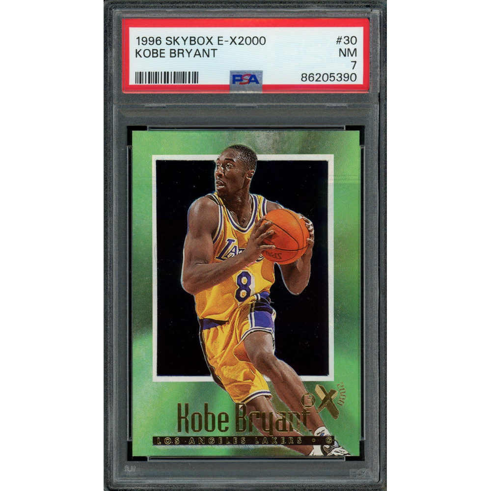 Kobe Bryant 1996 Skybox E-X 2000 Rookie Card #30 PSA 7 | Auction