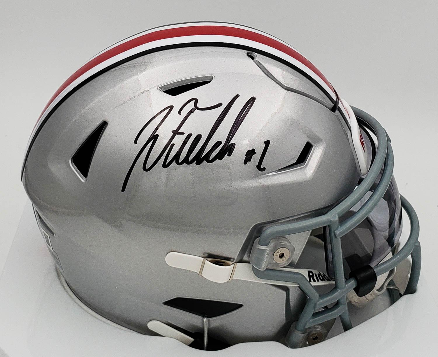 Justin Fields Signed Ohio State Buckeyes Speedflex Mid Size MIDI