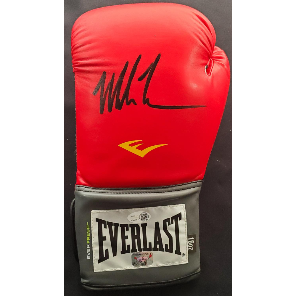 Mike Tyson Signed Red Everlast Boxing Glove (JSA Witness Certified