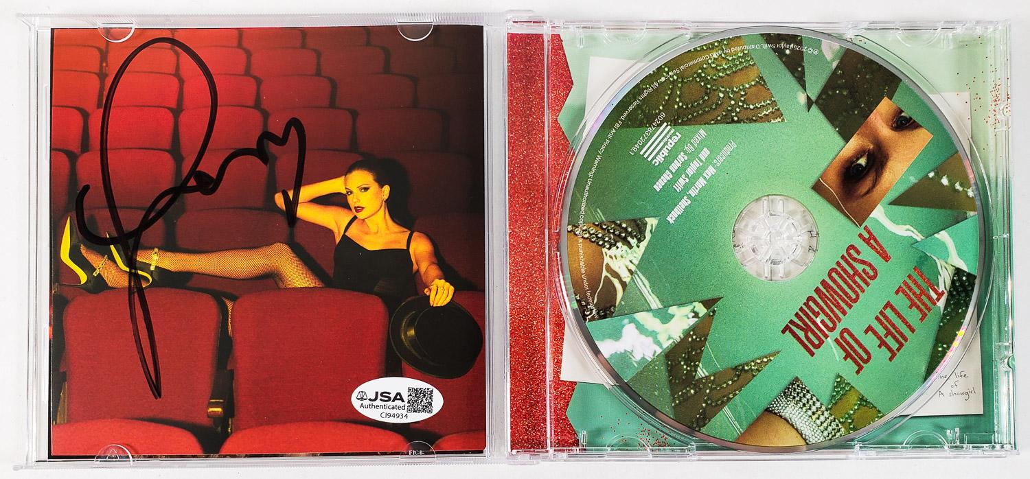 Taylor Swift Signed 'The Life Of A Showgirl' CD Insert w/ Original