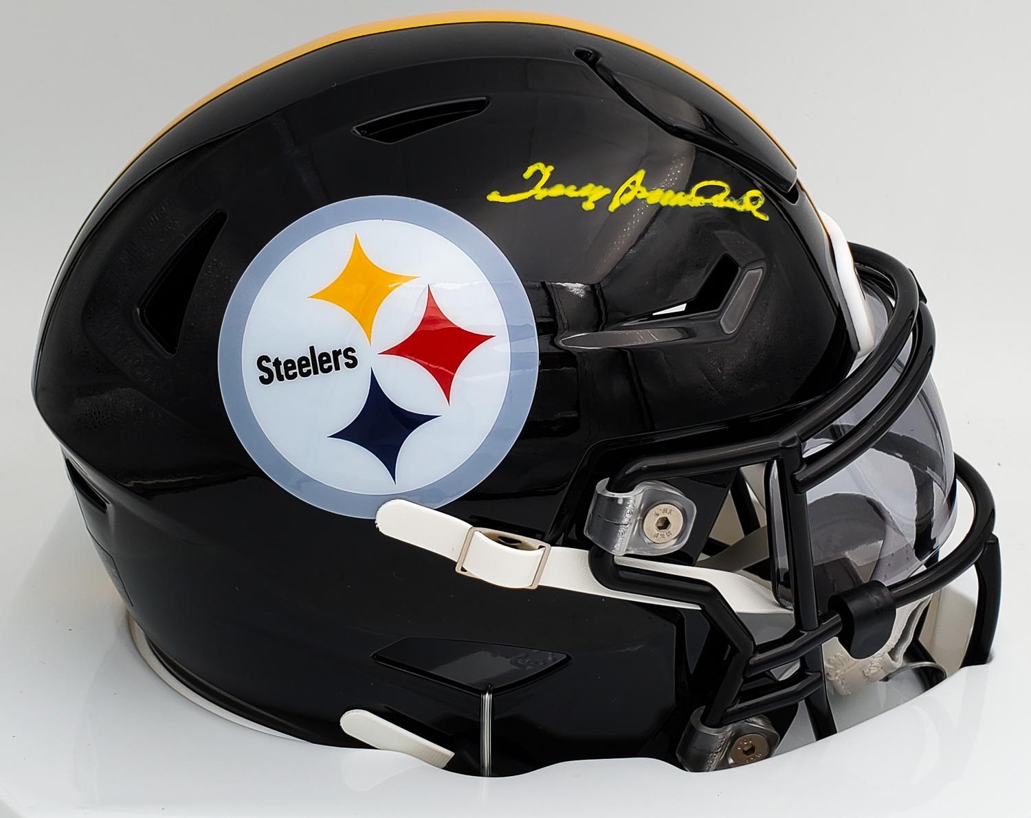 Terry Bradshaw Signed Pittsburgh Steelers Speedflex Mid Size MIDI