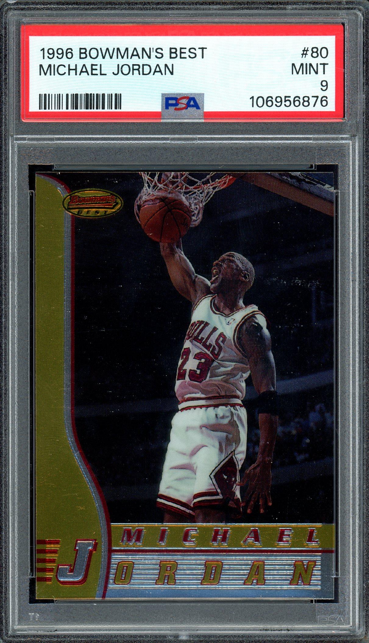 Michael Jordan 1996 Bowman's Best Card #80 PSA 9 | Auction of