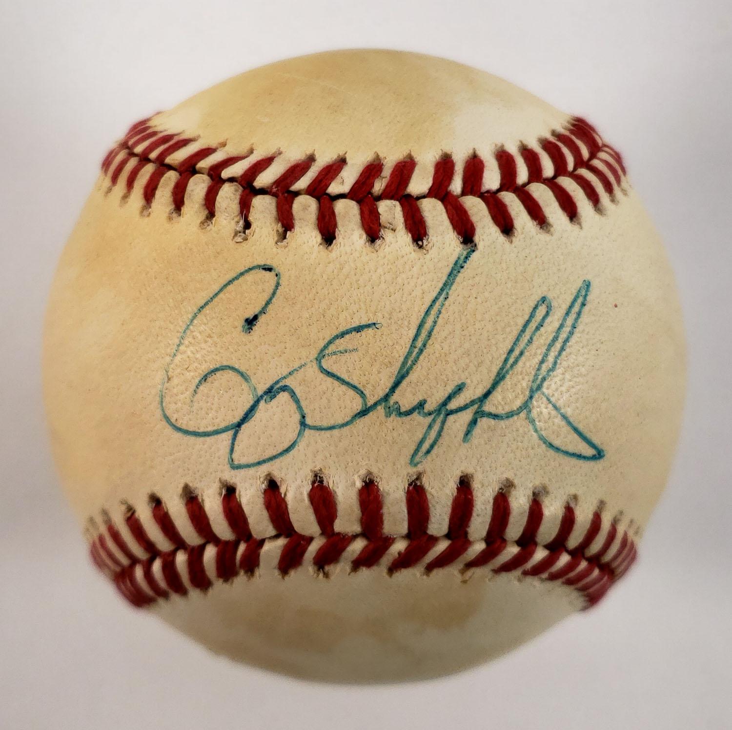 Gary Sheffield (Vintage Signature) Signed OAL Bobby Brown Baseball