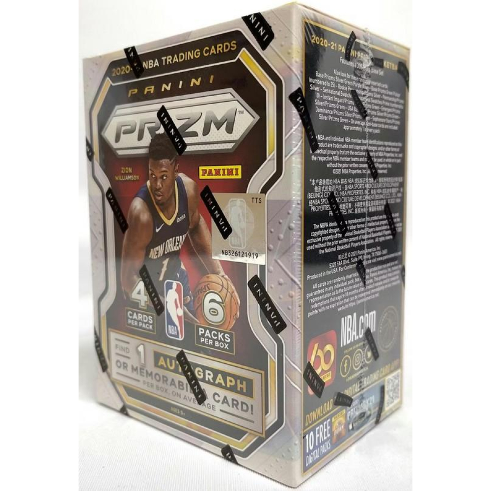 Sealed 2020/21 Panini Prizm NBA Basketball Card Blaster Box : 1