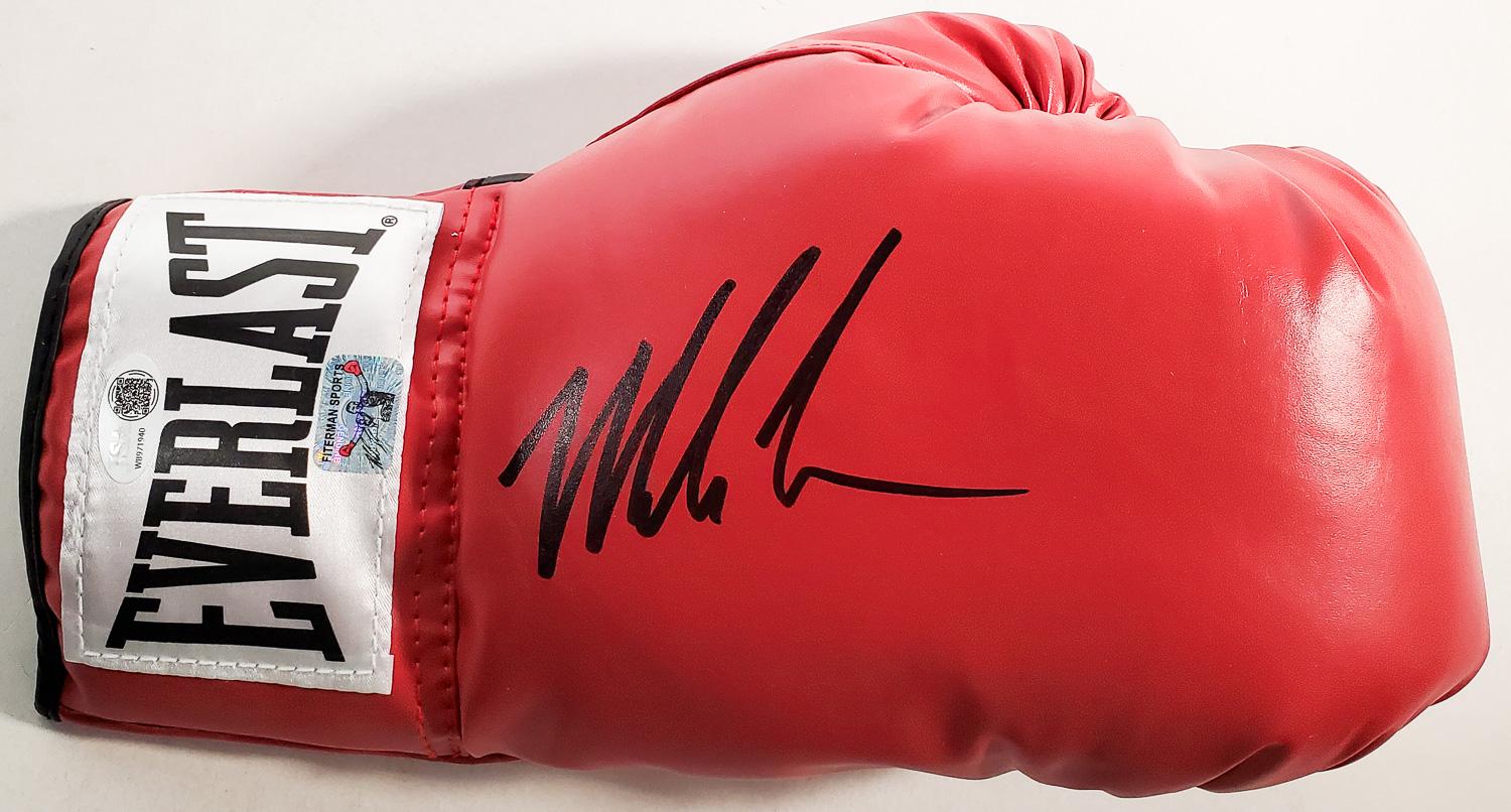 Mike Tyson Signed Red Everlast Boxing Glove (JSA Witness Certified