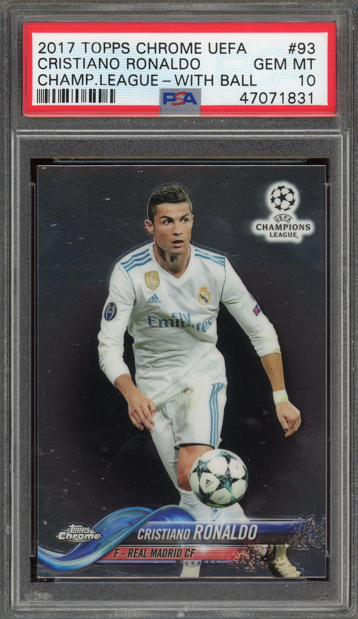 Cristiano Ronaldo 2017 Topps Chrome UEFA Champions League With