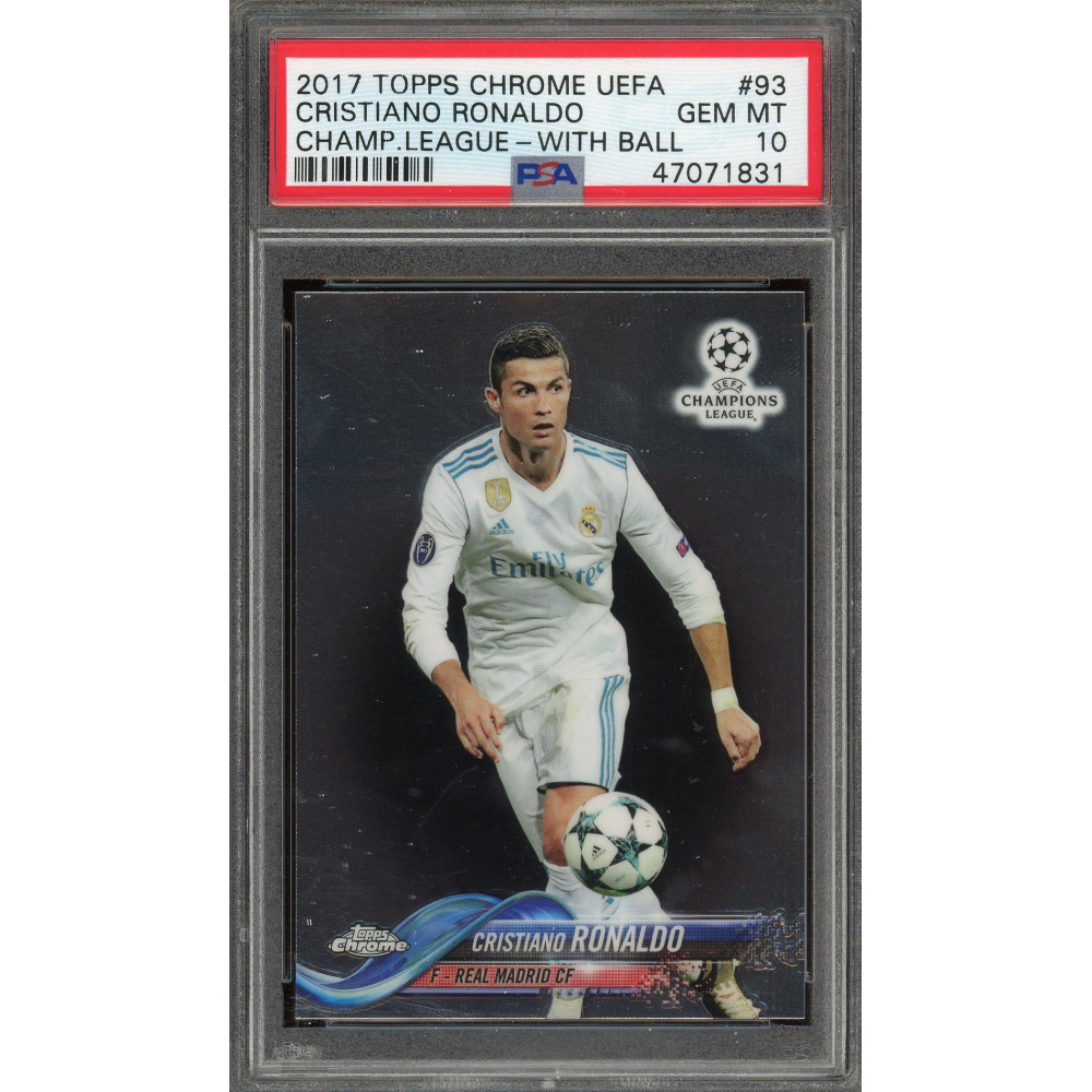 Cristiano Ronaldo 2017 Topps Chrome UEFA Champions League With