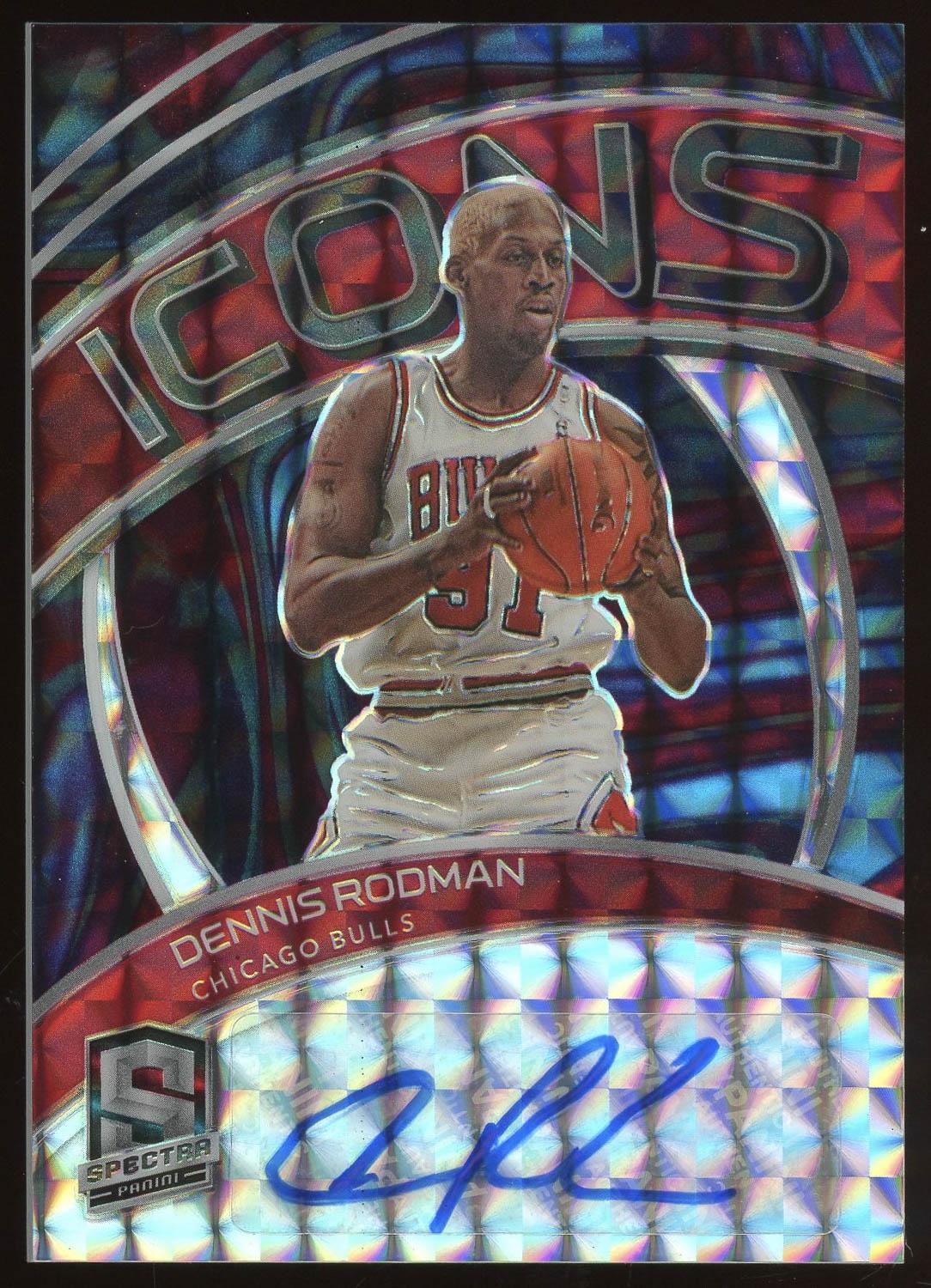 Dennis Rodman 2020 Spectra Icons Mojo Auto Card /25 | Auction of