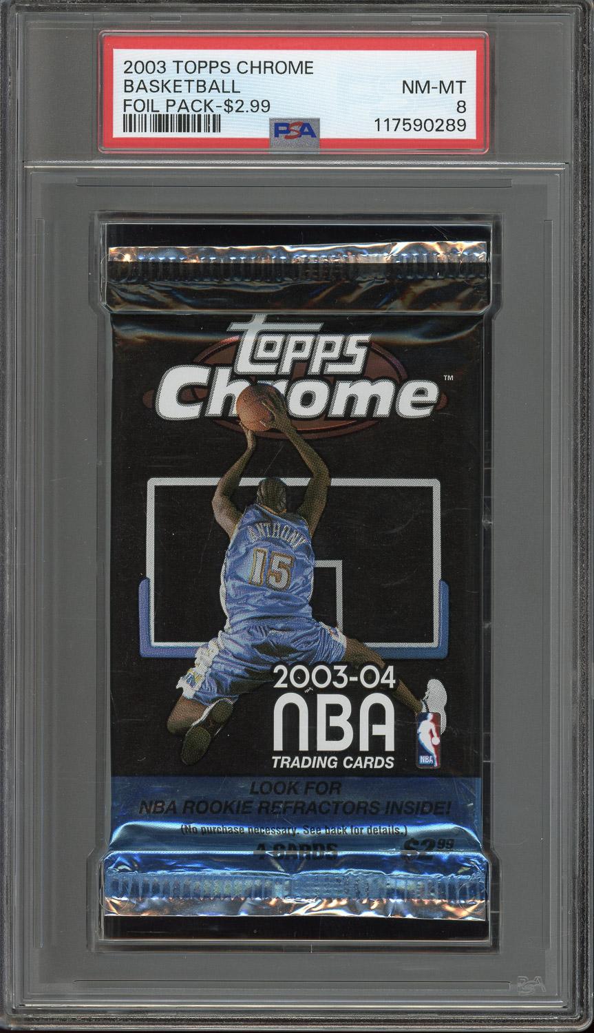lebron 2003 topps chrome