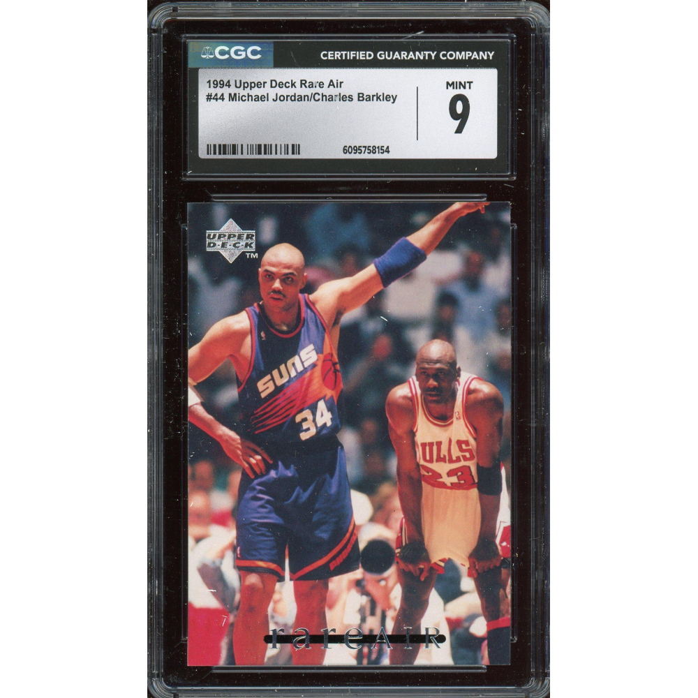 rare air basketball cards Michael Jordan & Charles Barkley 1994 Upper Deck Card #44 CGC 9 Michael Jordan 1994 Upper Deck