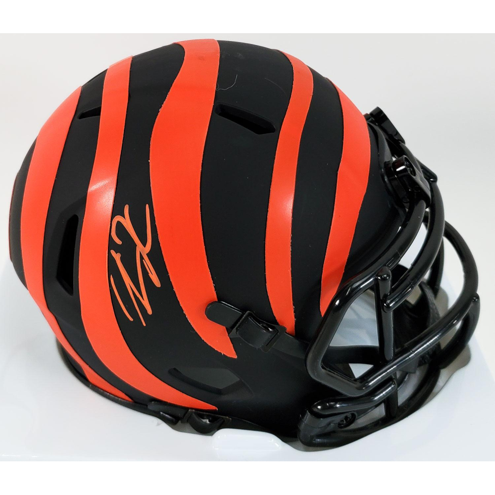 サインボール &TEAM andteam TAKI SecondtoNONE Tee Higgins Signed Cincinnati Bengals Eclipse Alternate Speed Mini