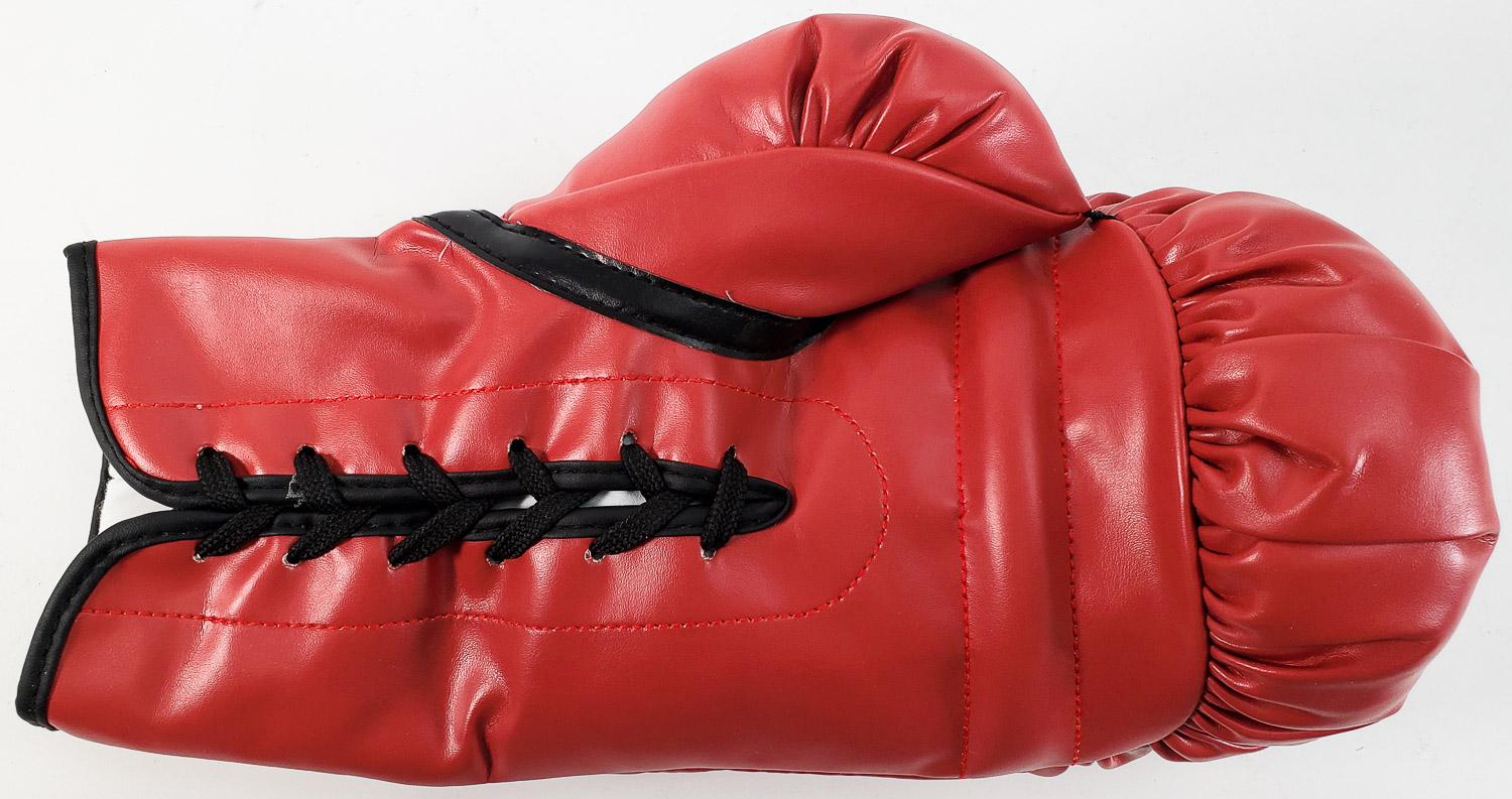 Mike Tyson Signed Red Everlast Boxing Glove (Beckett Certified  display picture 1