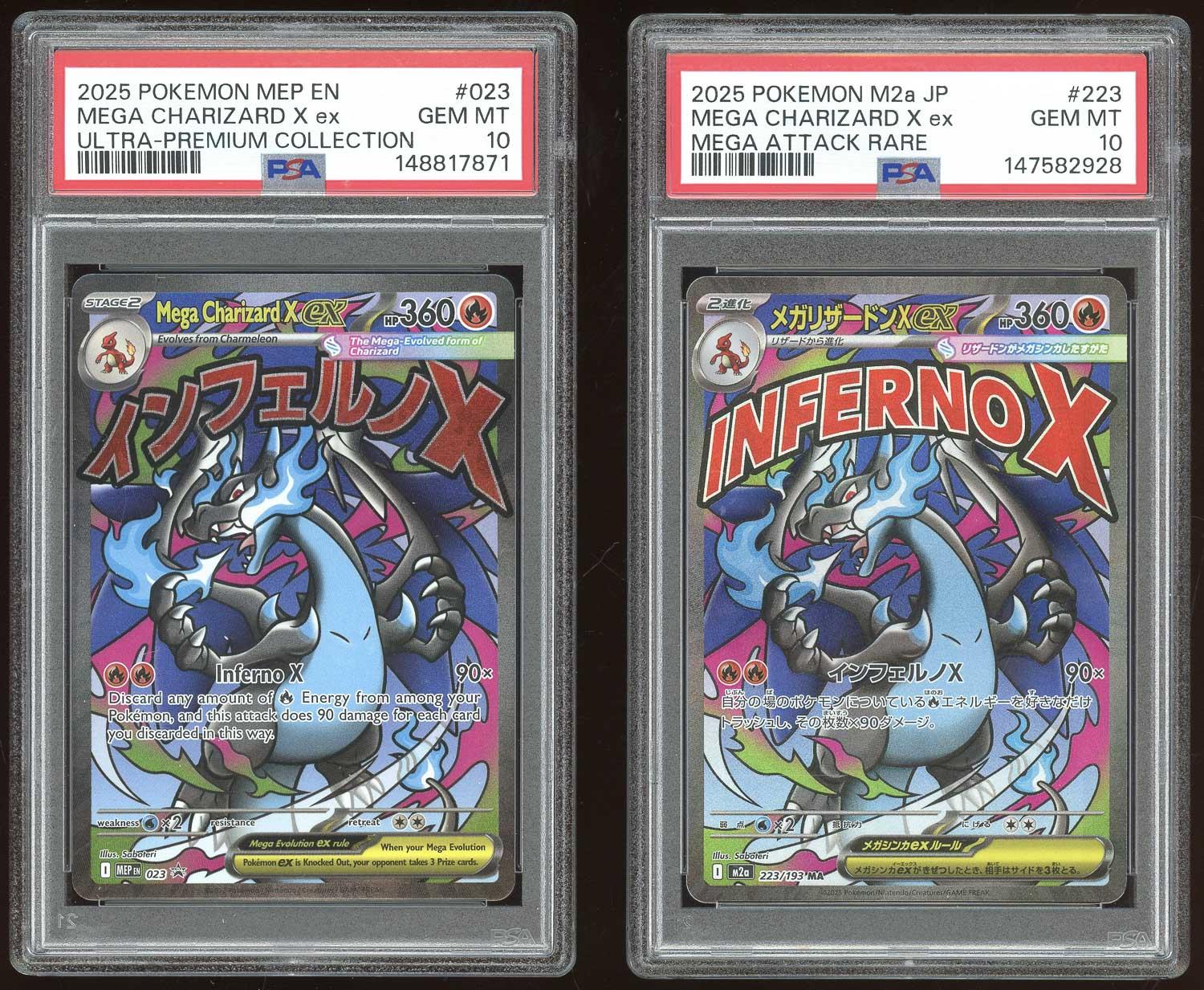 pokemon mega cards 2025 Charizard X EX Inferno Japanese Super Rare #94 PSA Authenticated 10 Card this item offers a spectacular aesthetic for a gallery Surprise Pokmon TCG Set Leaked