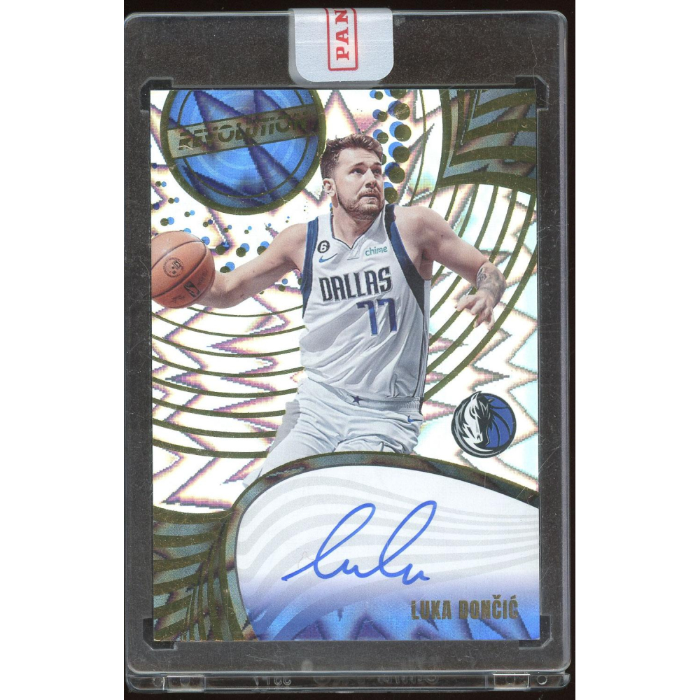 Luka Doncic 2023 Revolution Fractal Auto Card /75 | Auction of