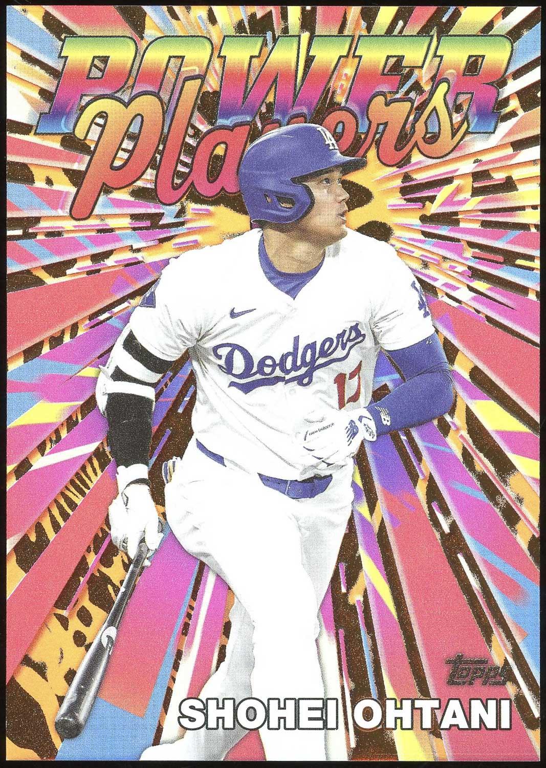 Shohei Ohtani 2025 Topps Power Players Orange Refractor Card /25