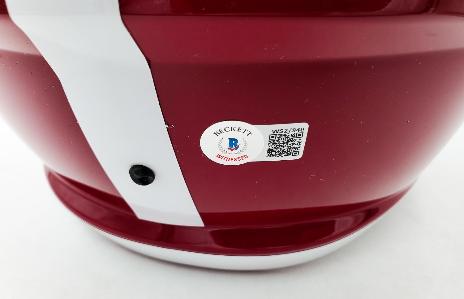 Derrick Henry, Mark Ingram & Devonta Smith Signed & Heisman Inscribed Full Size Replica Alabama Crimson Tide Speed Helmet (Beckett Witness Certified) | Auction of Champions Derrick Henry, Mark Ingram & Devonta Smith Signed & Heisman Inscribed Full Size Replica Alabama Crimson Tide Speed Helmet (Beckett Witness Certified) | Auction of Champions