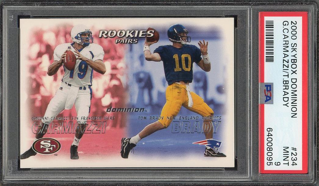 Tom Brady 2000 Skybox Dominion Rookie Card #234 PSA 9 | Auction of