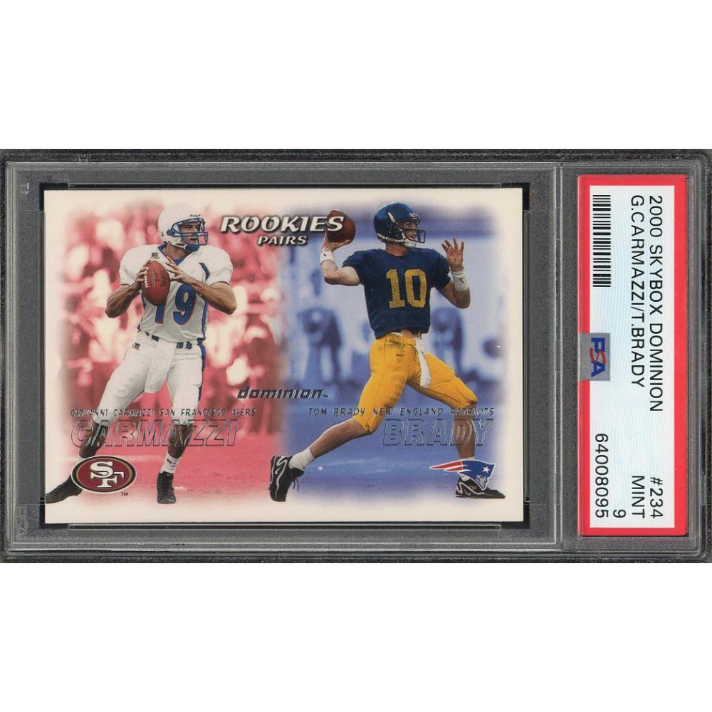 その他 NFL tom brady dominion rookiecard!!!!!! Tom Brady 2000 Skybox Dominion Rookie Card #234 PSA 9 | Auction of