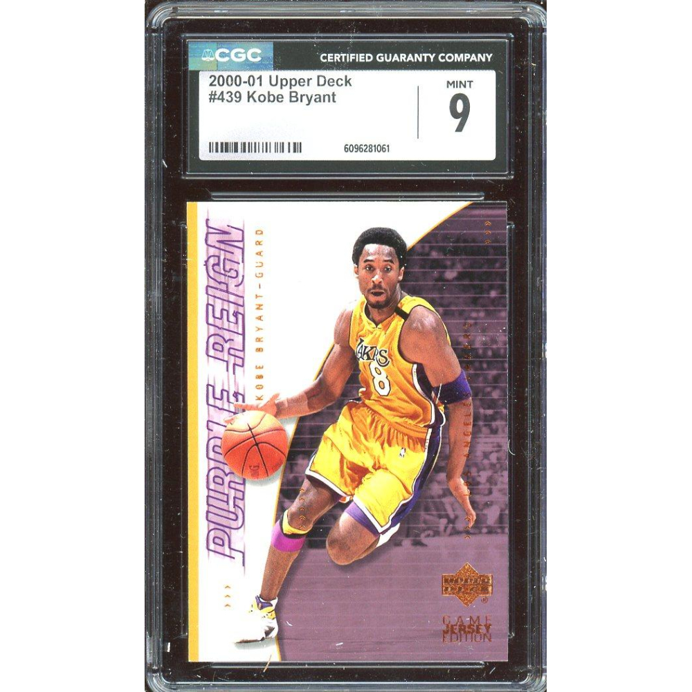 Kobe Bryant 2000 Upper Deck Purple Reign Card #439 CGC 9 | Auction