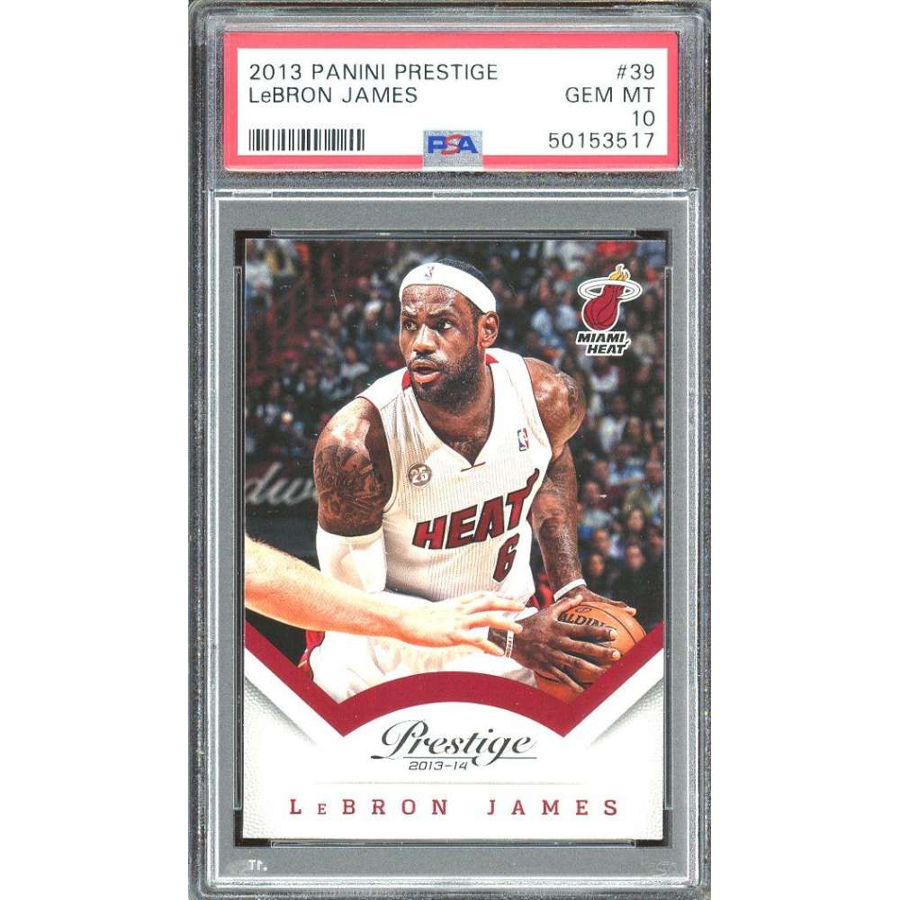 LeBron James 2013 Prestige Card #39 PSA Gem Mint 10! | Auction of