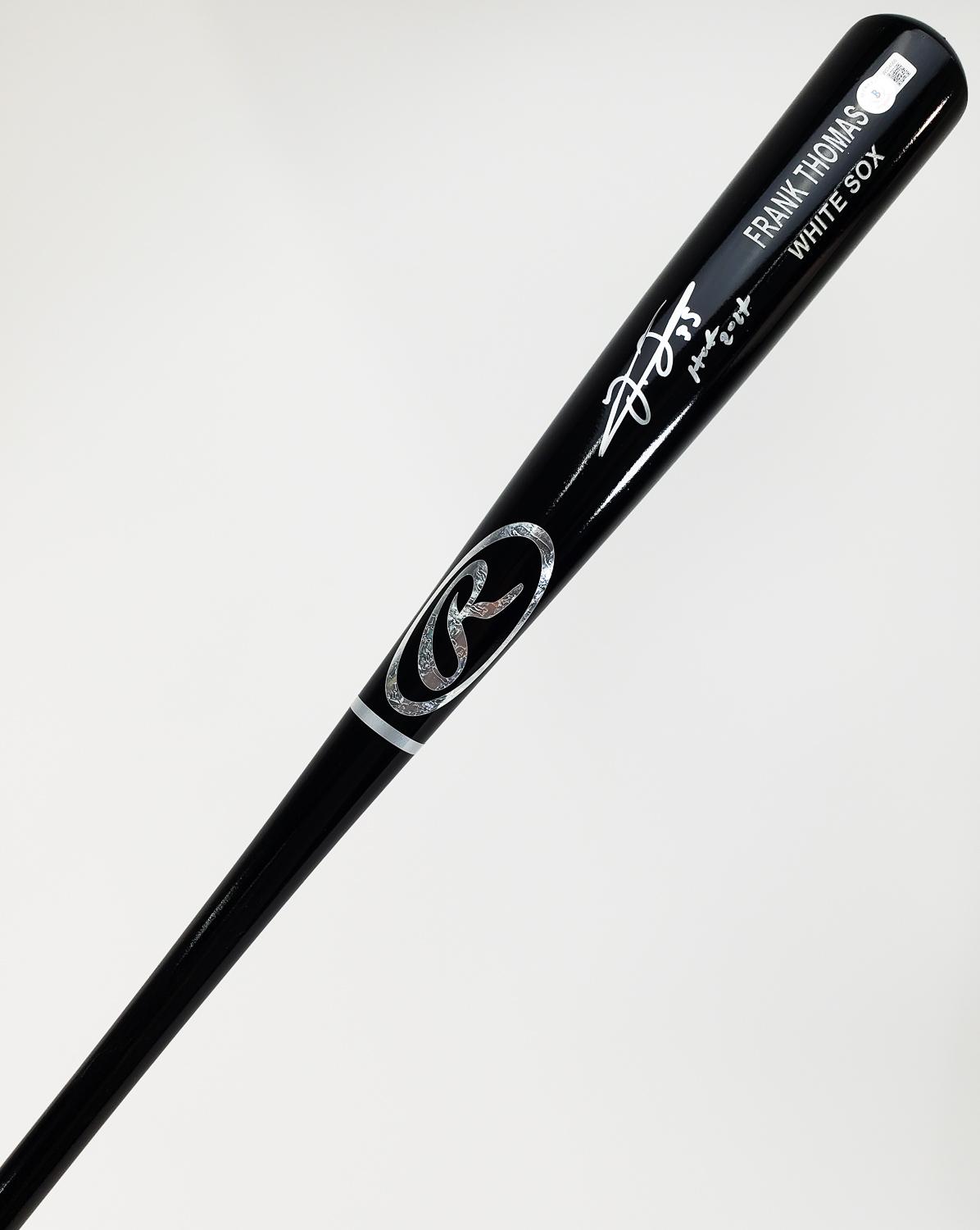 Rawlings F. THOMASサイン入り バット 認証書付き Frank Thomas 