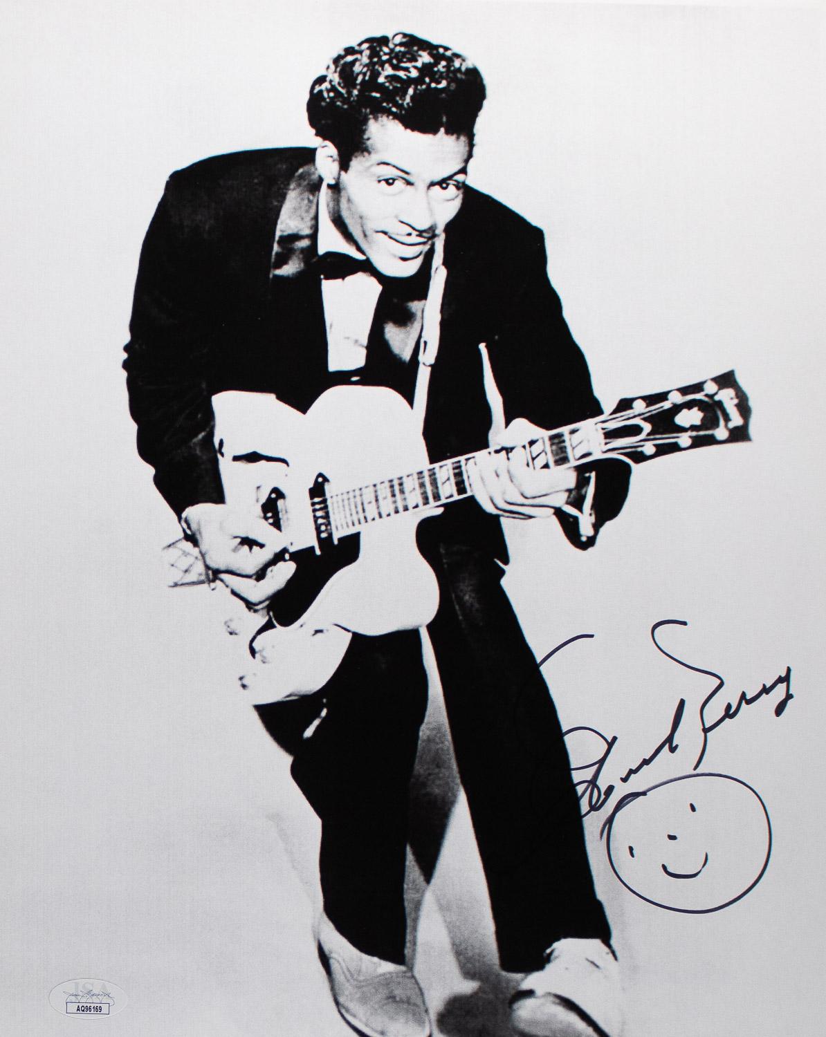 Chuck Berry Signed 11x14 Photo (JSA COA) | Auction of Champions