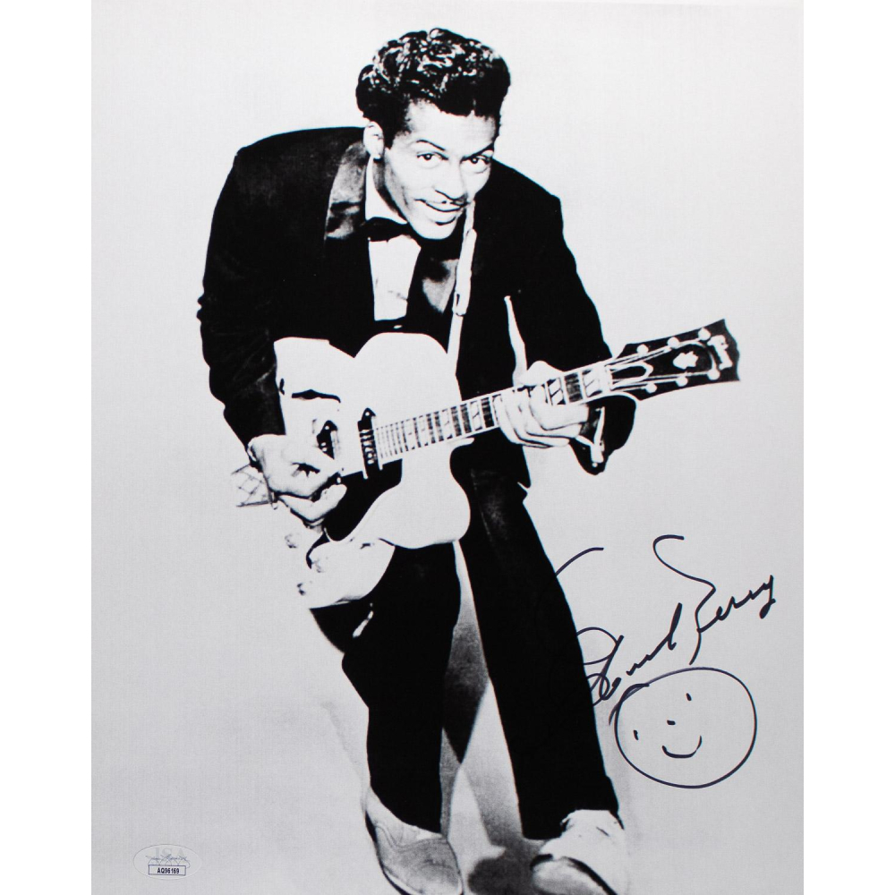 Chuck Berry Signed 11x14 Photo (JSA COA) | Auction of Champions