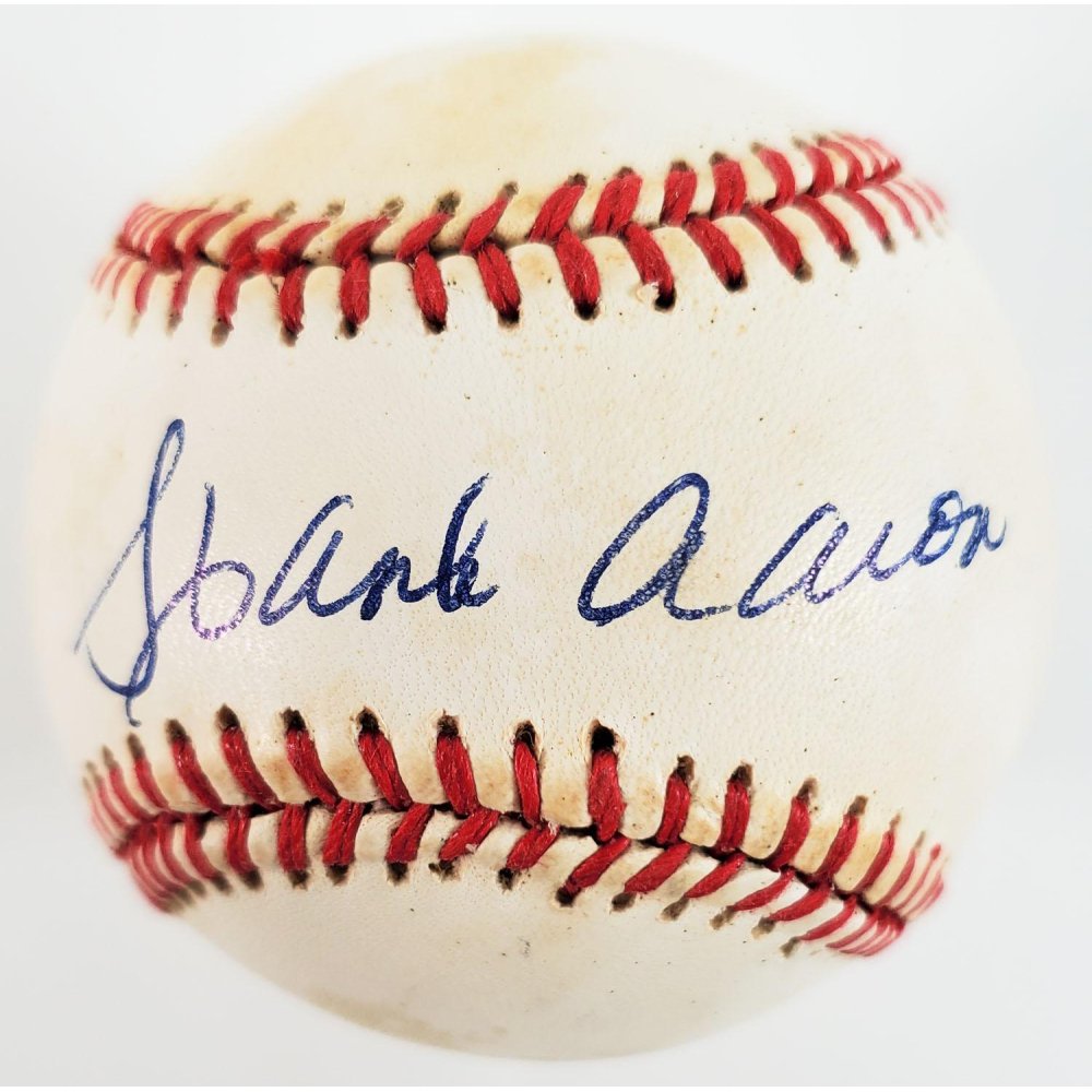 Hank Aaron Signed ONL Baseball (PSA/DNA) | Auction of Champions