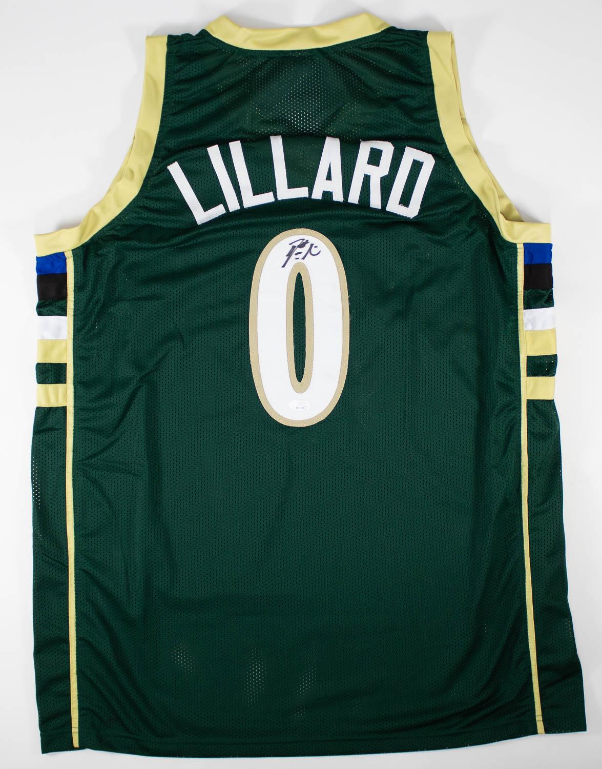 Damian Lillard Signed Milwaukee Bucks Custom Jersey (JSA COA