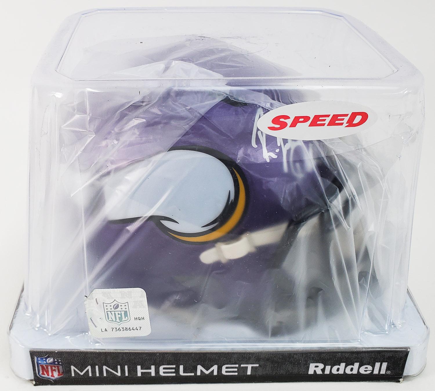 Joshua Dobbs Signed Minnesota Vikings Speed Mini Helmet (JSA