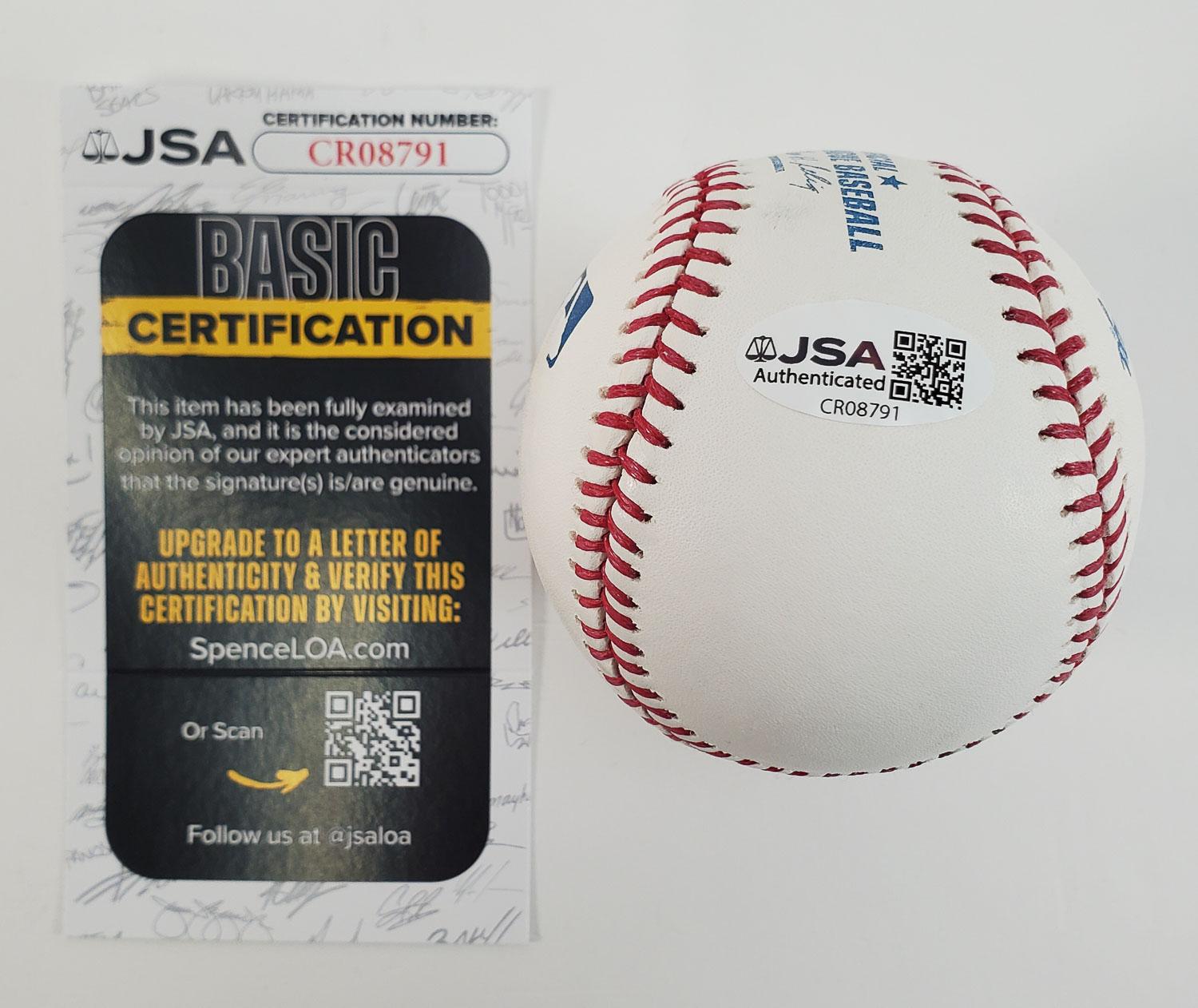 Jim Thome Signed OML Baseball (JSA COA) | Auction of Champions