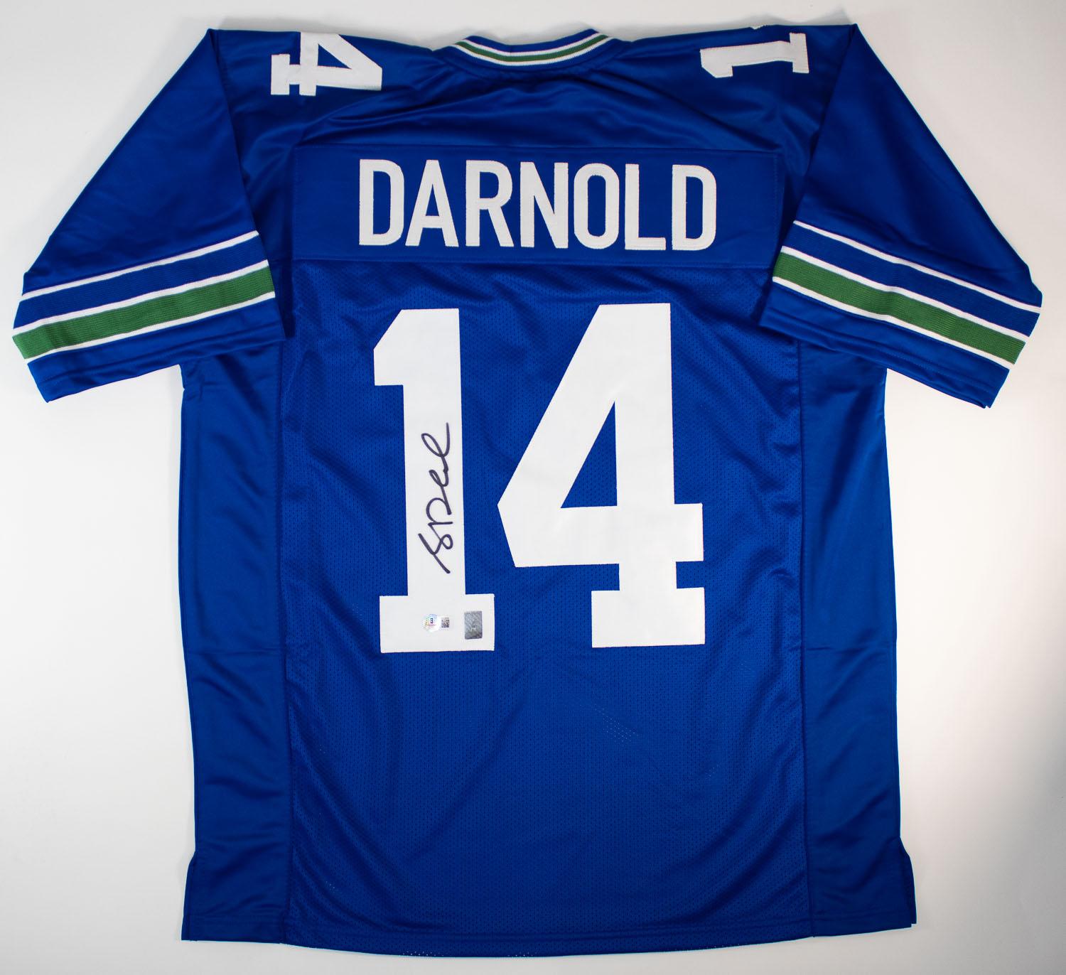 Sam Darnold Signed Seattle Seahawks Custom Jersey (Beckett
