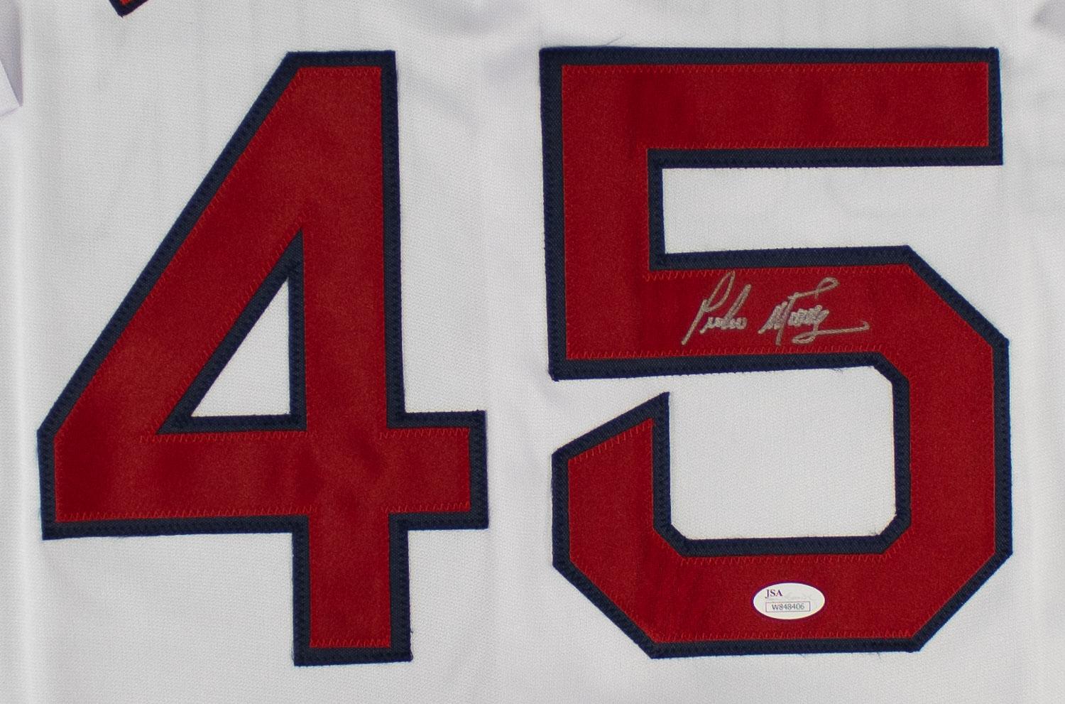 Pedro Martinez Signed Boston Red Sox Custom Jersey (JSA Witness
