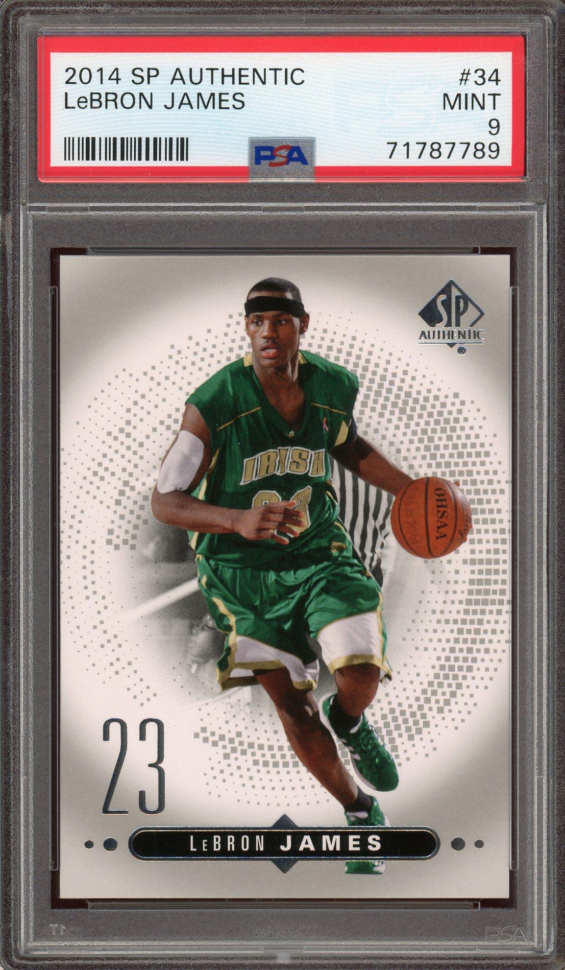 LeBron James PSA 9 2014 SP Authentic Card #34 | Auction of Champions