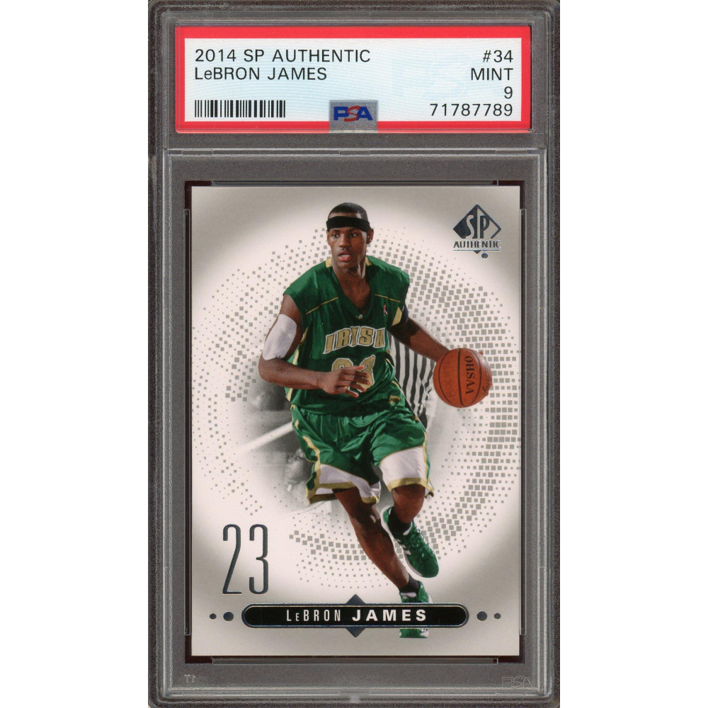 SP Authen Lebron James 23枚限定 直筆サインカード LeBron James PSA 9 2014 SP Authentic Card #34 | Auction of Champions