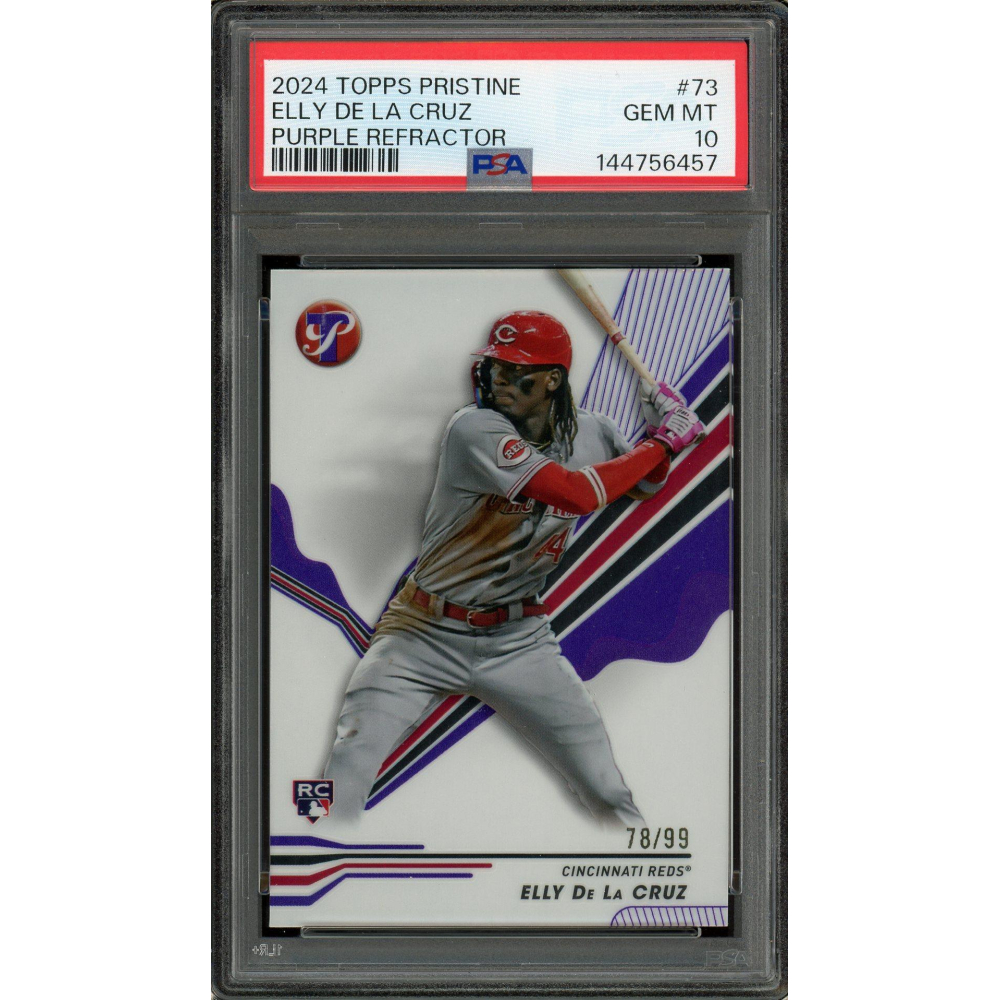 Elly De La Cruz /99 Rookie PSA Gem Mint 10 POP 16 2024 Topps