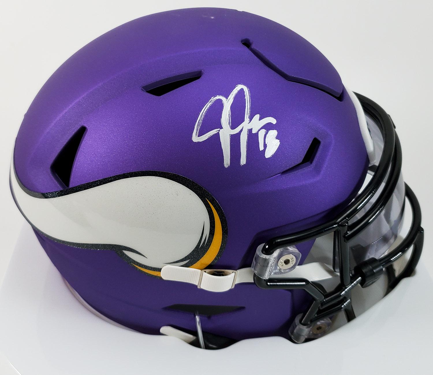 minnesota vikings speedflex helmet 2024 On Field Alternate Authentic 8060059 Minnesota Vikings Riddell Speed Authentic