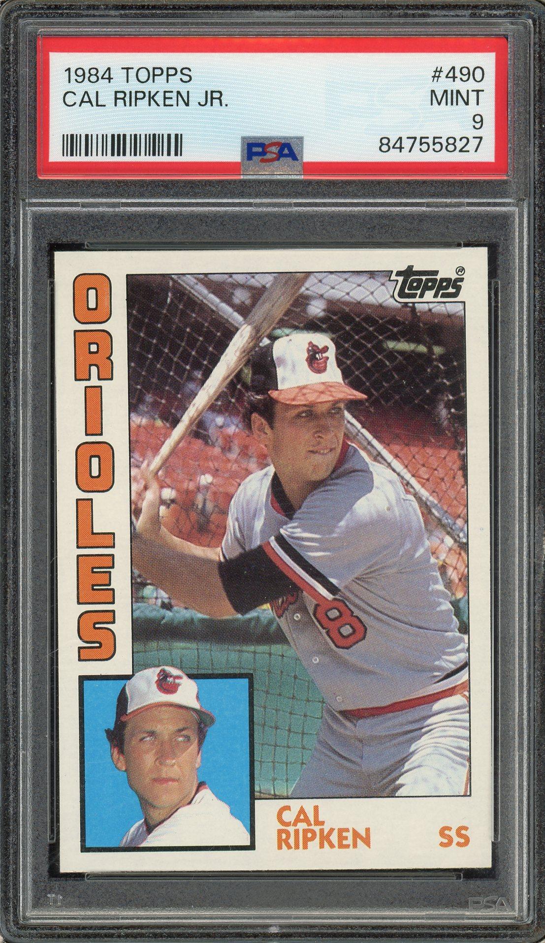 Cal Ripken Jr. PSA 9 1984 Topps Card #490 | Auction of Champions