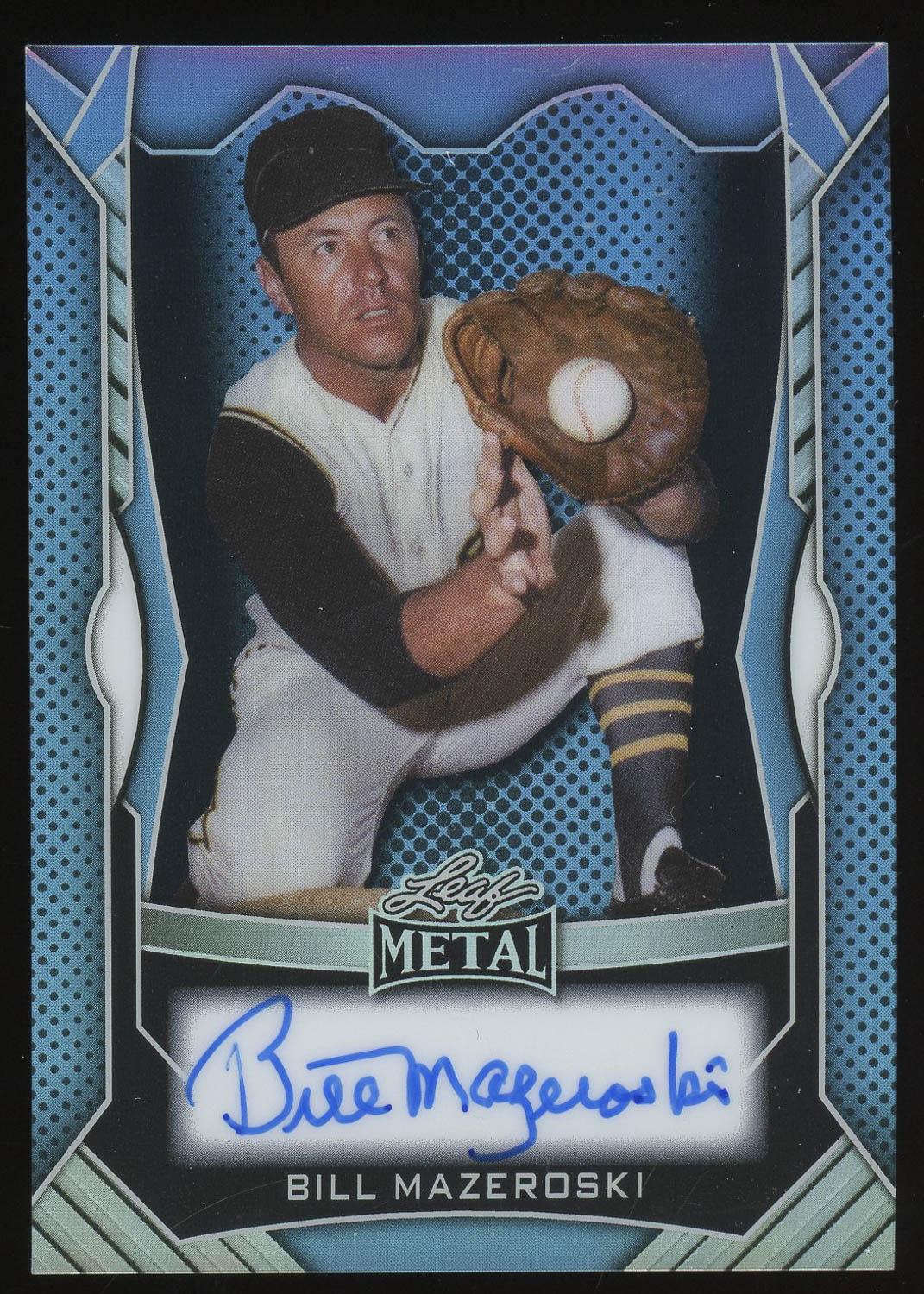 Bill Mazeroski /35 Auto 2025 Leaf Metal Card | Auction of Champions