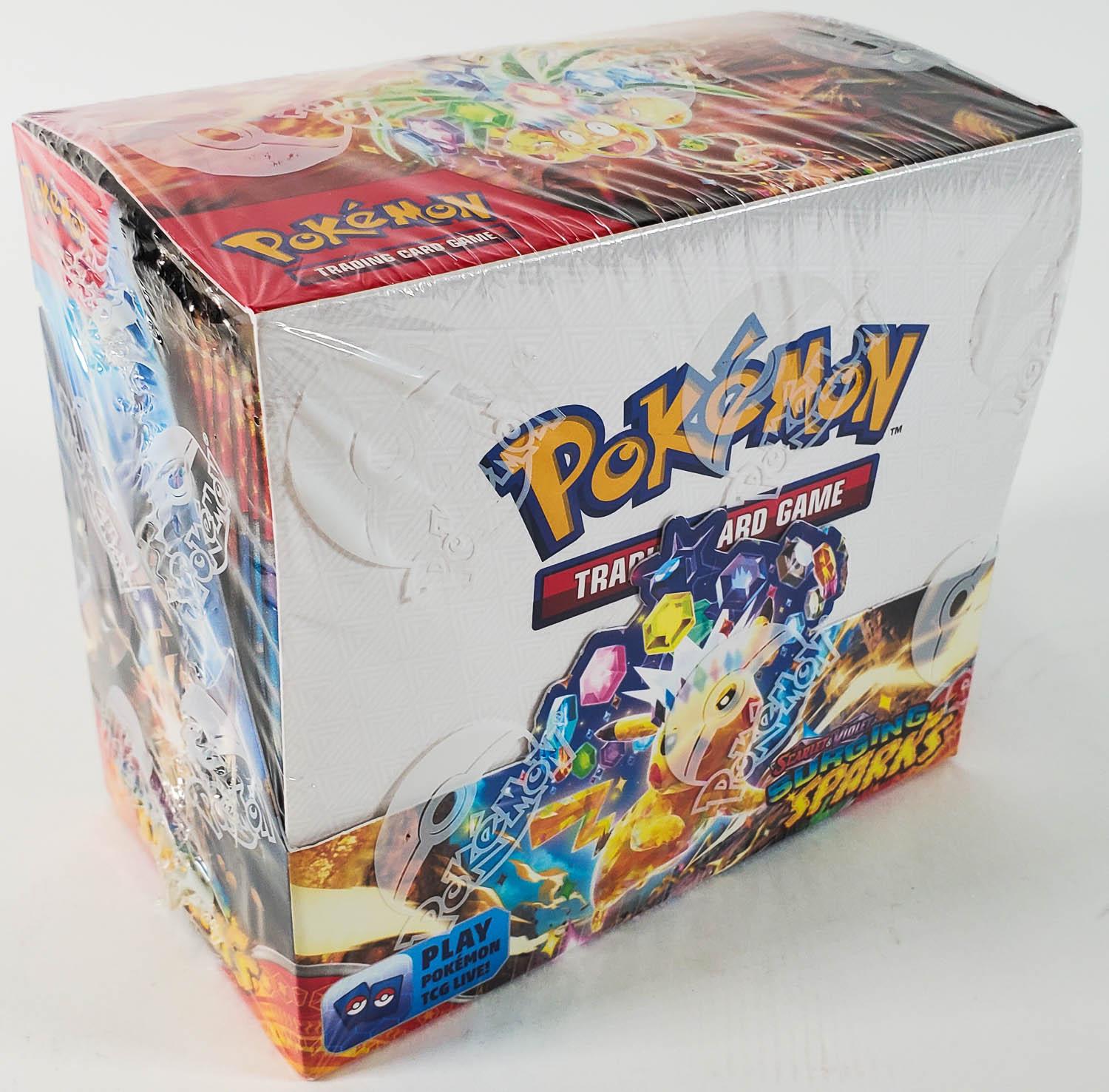surging sparks 36 booster box Pokemon TCG: Scarlet & Violet setting the stage for the supercharged Pikachu ex Pokemon Scarlet & Violet Surging