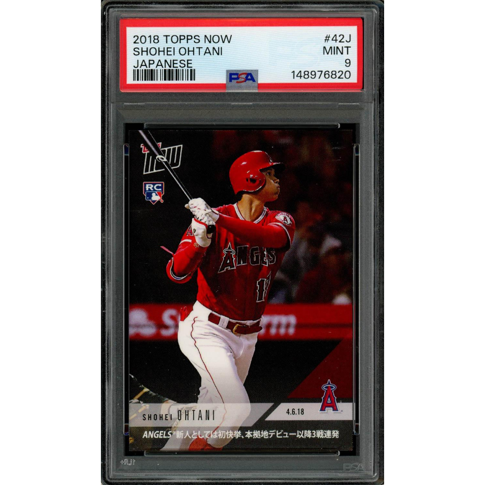 大谷翔平　psa10　2018　TOPPS NOW # 42　英語版 大谷翔平 psa10 2018 TOPPS NOW # 42 英語版 topps now 大谷翔平 2018