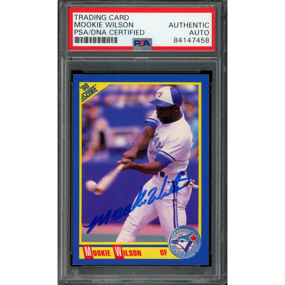 PSA鑑定付き直筆サイン】1990 FLEER W．クラーク／K．ミッチェル